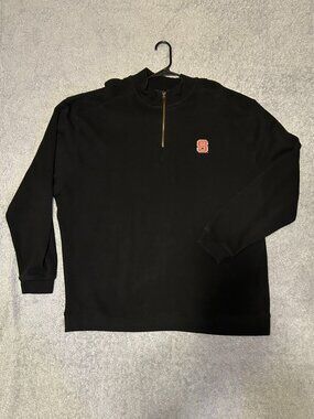 Like New Port Authority NC State Wolfpack Black Quarter Zip Pullover | Mens 3XL